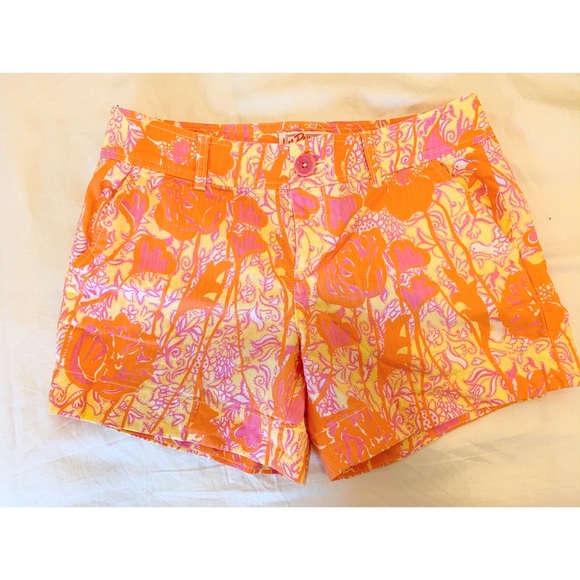 Vintage Lilly Pulitzer Shorts - Rare white tag! - Picture 1 of 4